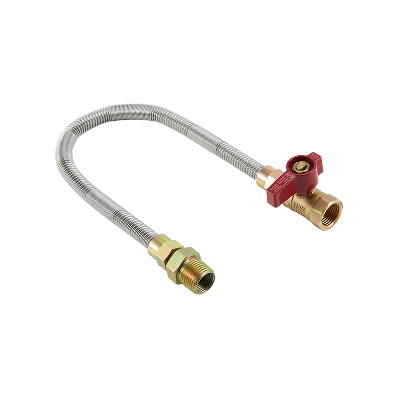 DN12 Stainless Steel Whistle Free Gas Connector